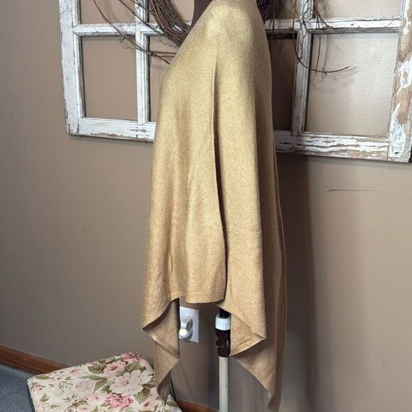 Passage Himalayan cashmere wool shawl tan women’s one size quiet luxury old mone - Picture 3 of 7